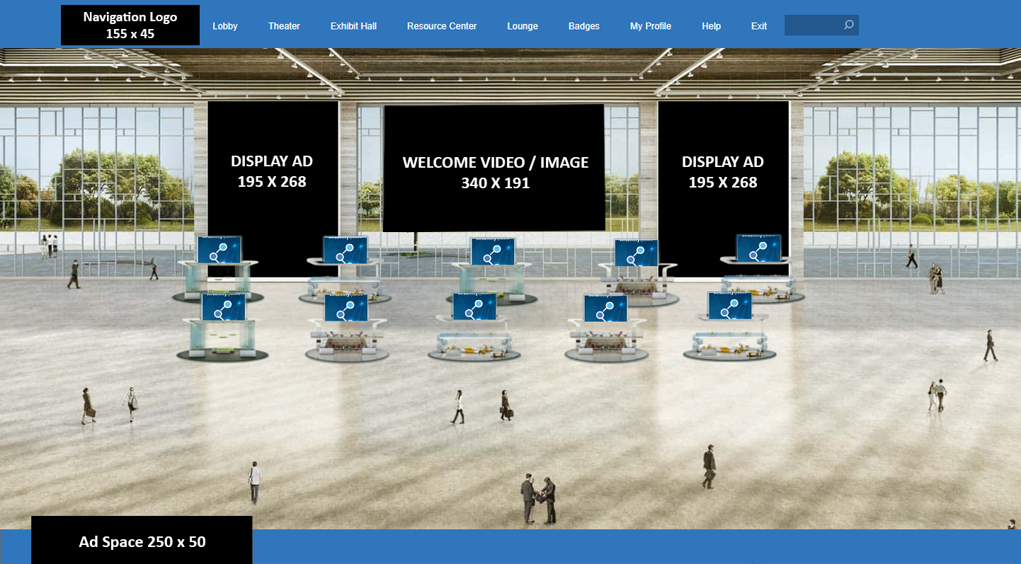 Image of Exhibit Hall: Two Panel