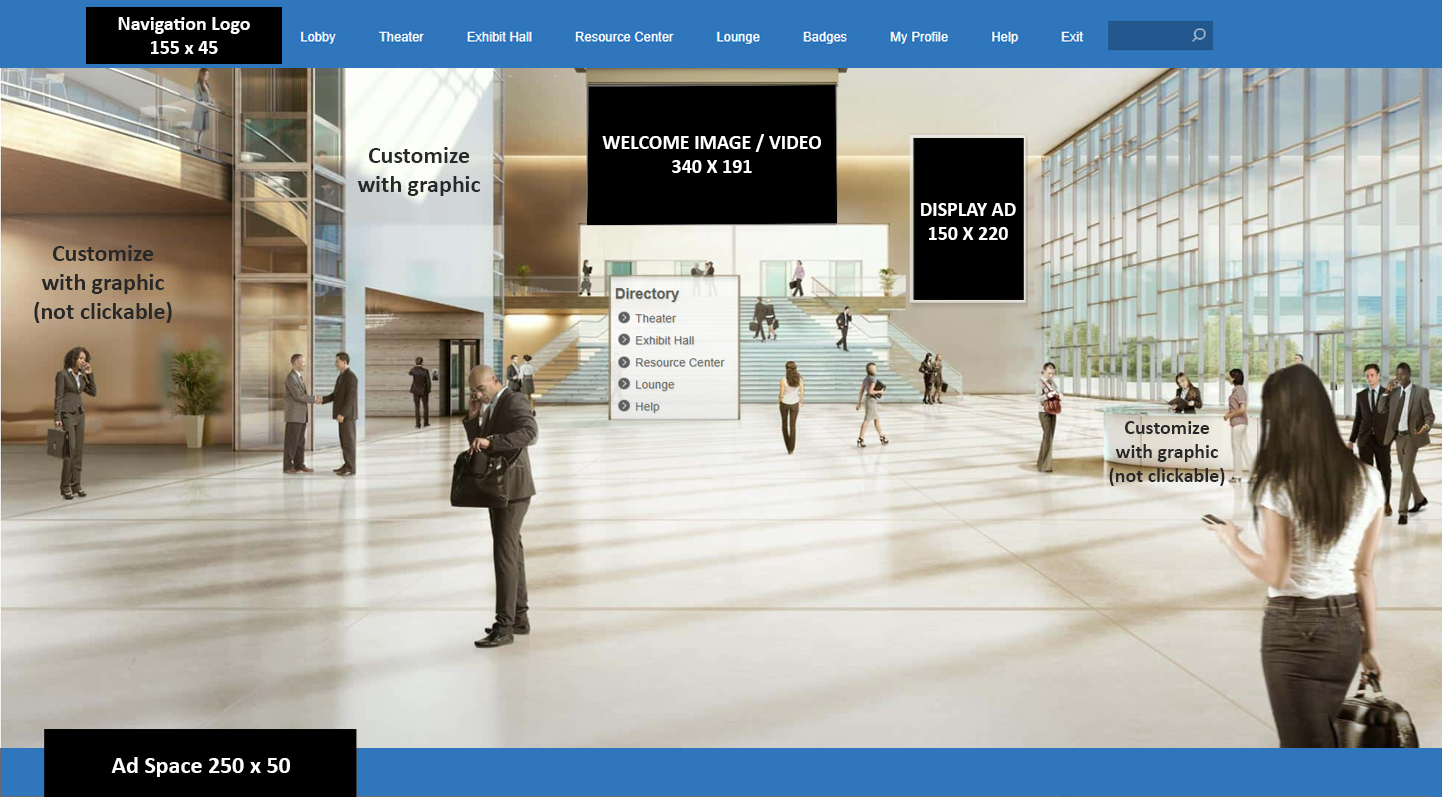 Image of 3D Evolution Lobby Interior Side View