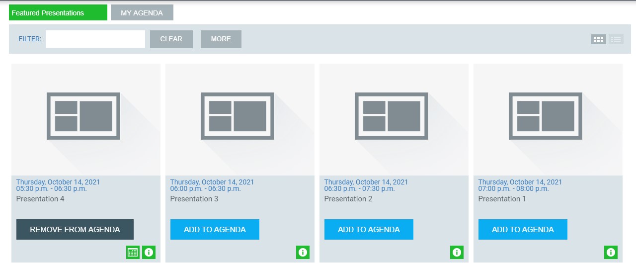 Image of Agenda Theater Color Guide