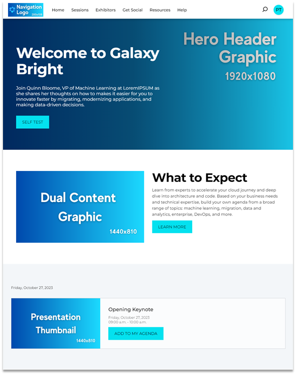 Bright Home Page